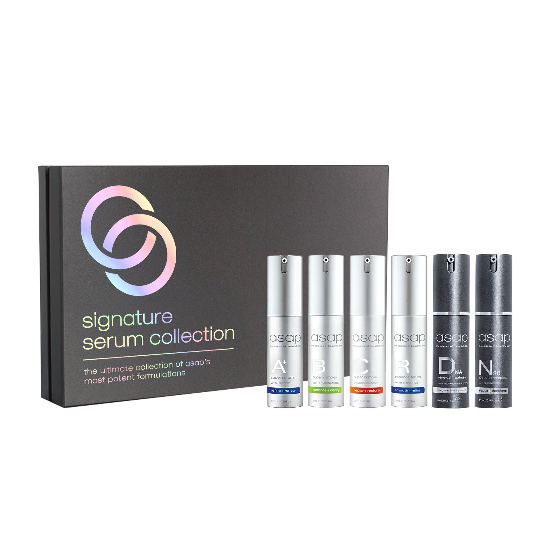 asap skin products asap Signature Serum Collection Pack Kits & Packs
