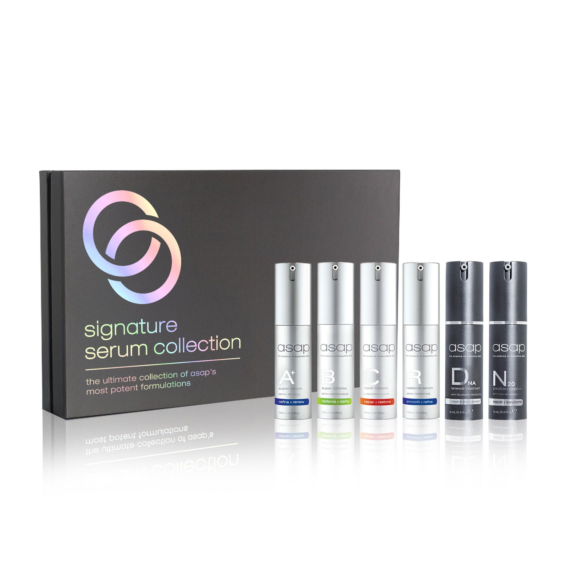 asap skin products asap Signature Serum Collection Pack Kits & Packs