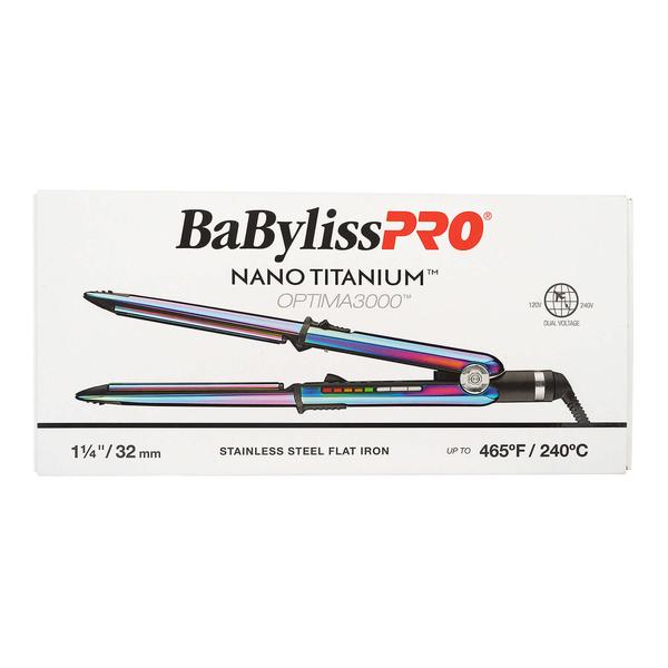 BaByliss PRO BaBylissPRO Nano Titanium Optima 3000 Straightener - Chameleon 32mm
