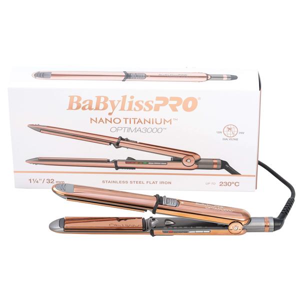 BaByliss PRO BaBylissPRO Optima 3000 Straightener - Rose Gold 32mm