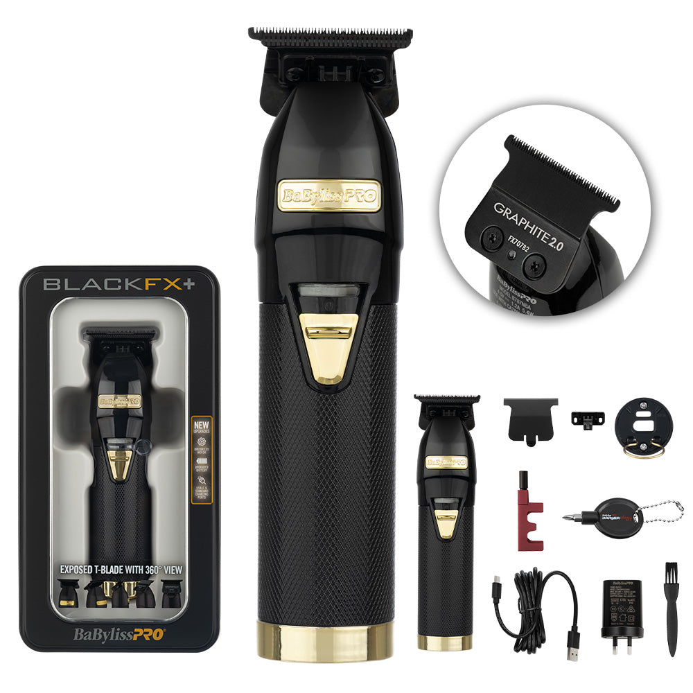 BaByliss PRO BaBylissPRO FX+ Outliner Trimmer - Black Clippers