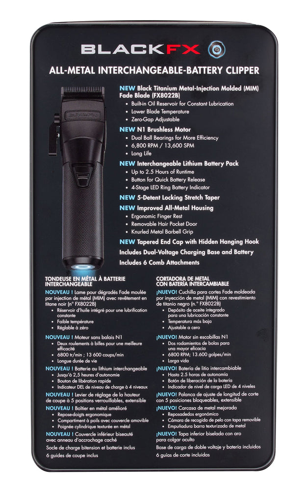 BaByliss PRO BaBylissPRO FXONE Clipper - BlackFX Clippers