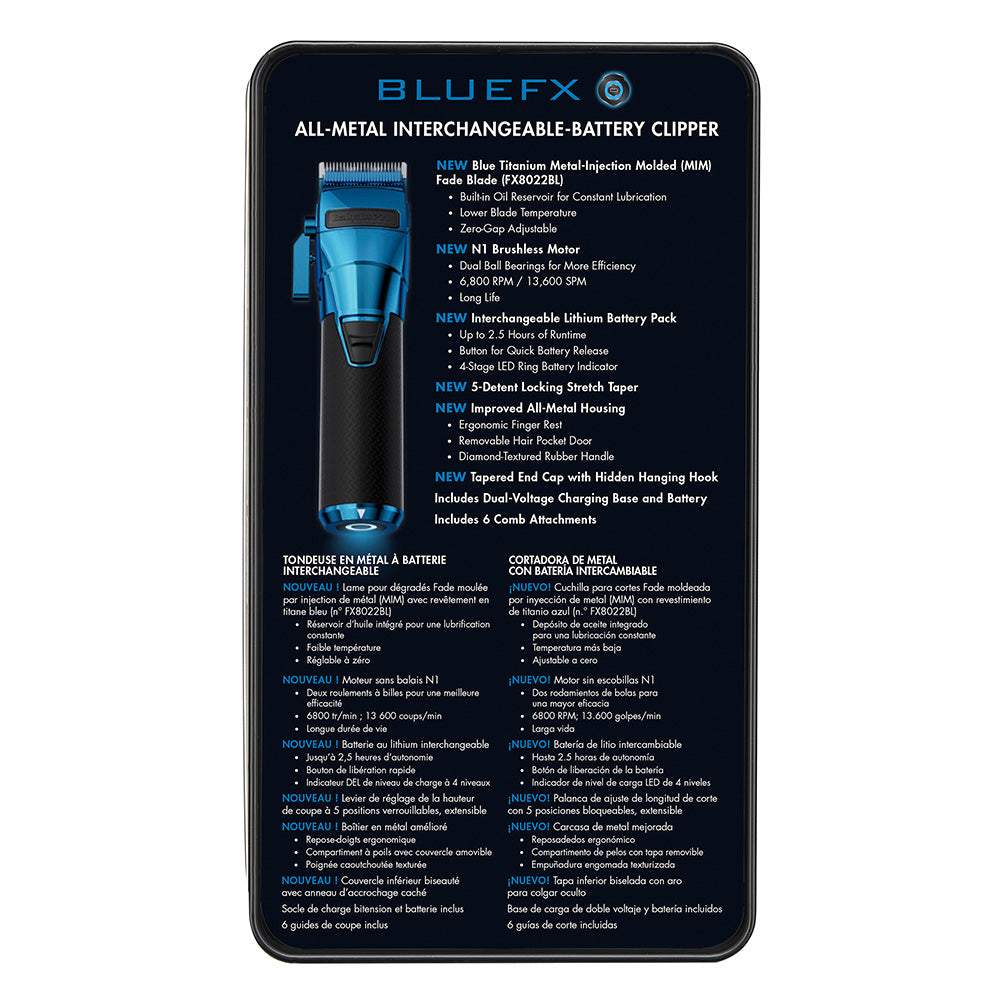 BaByliss PRO BaBylissPRO FXONE Clipper - BlueFX Clippers