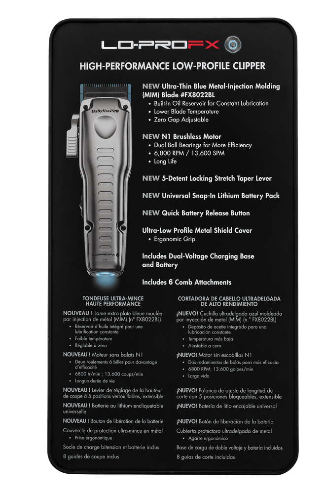 BaByliss PRO BaBylissPRO FXONE Clipper - LoPro Gunmetal Clippers