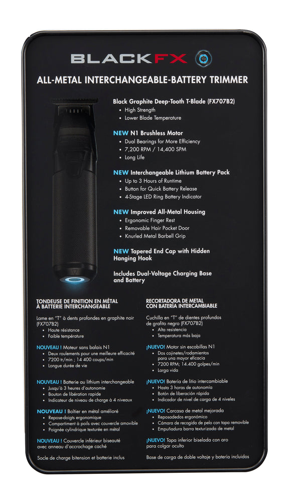 BaByliss PRO BaBylissPRO FXONE Trimmer - BlackFX Clippers