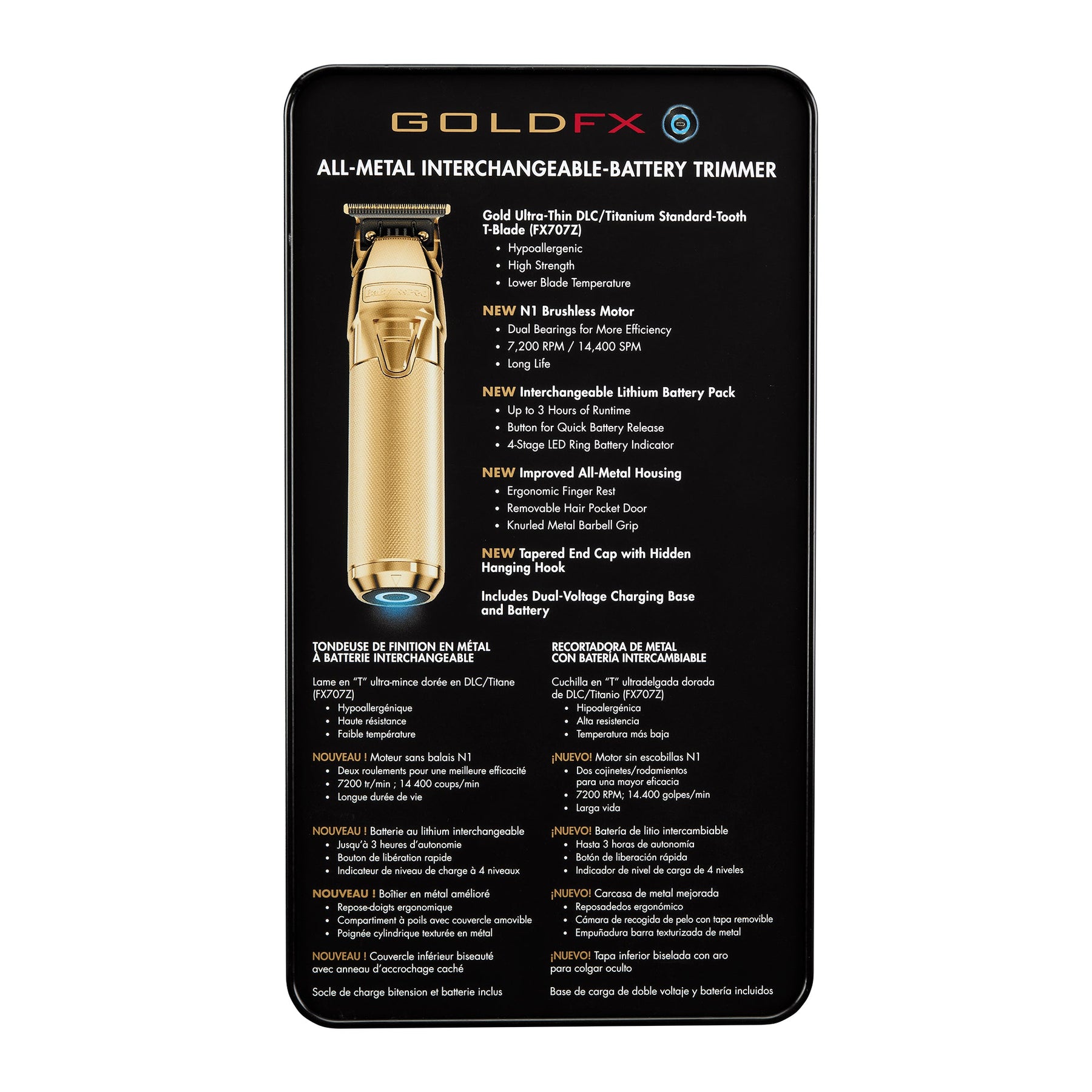 BaByliss PRO BaBylissPRO FXONE Trimmer - GoldFX Clippers