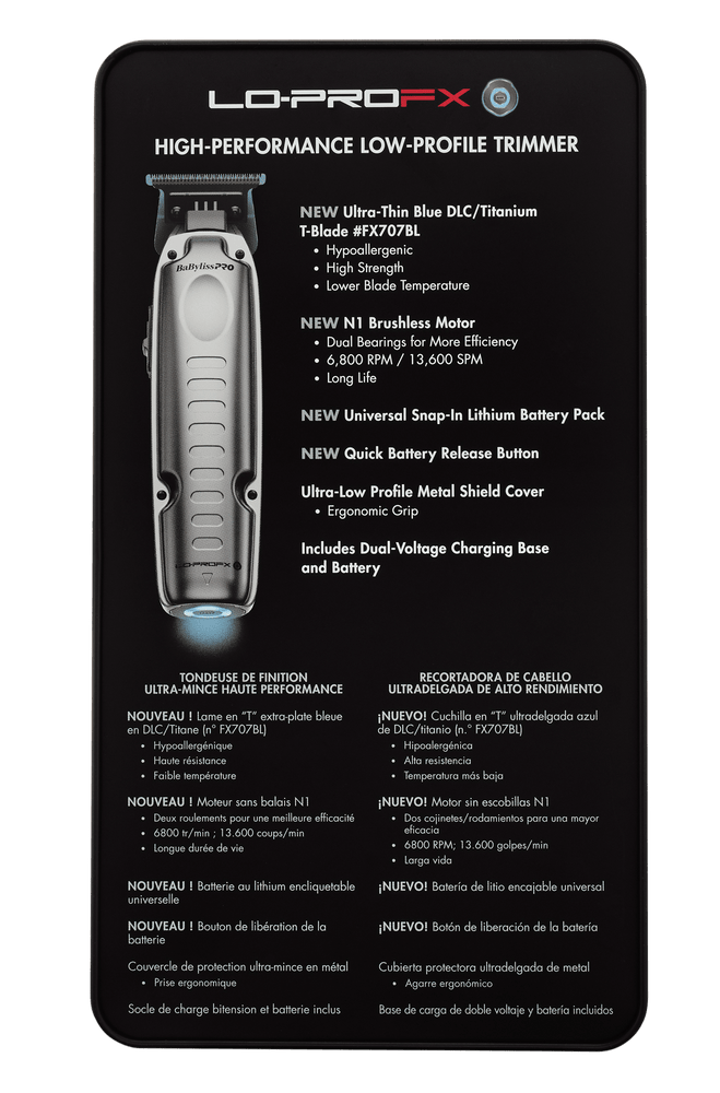 BaByliss PRO BaBylissPRO FXONE Trimmer - LoPro Gunmetel Clippers