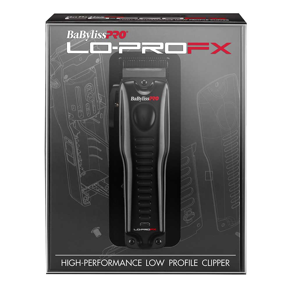 BaByliss PRO BaBylissPRO Lo-ProFX  Clipper - Black Cord/Cordless Clippers