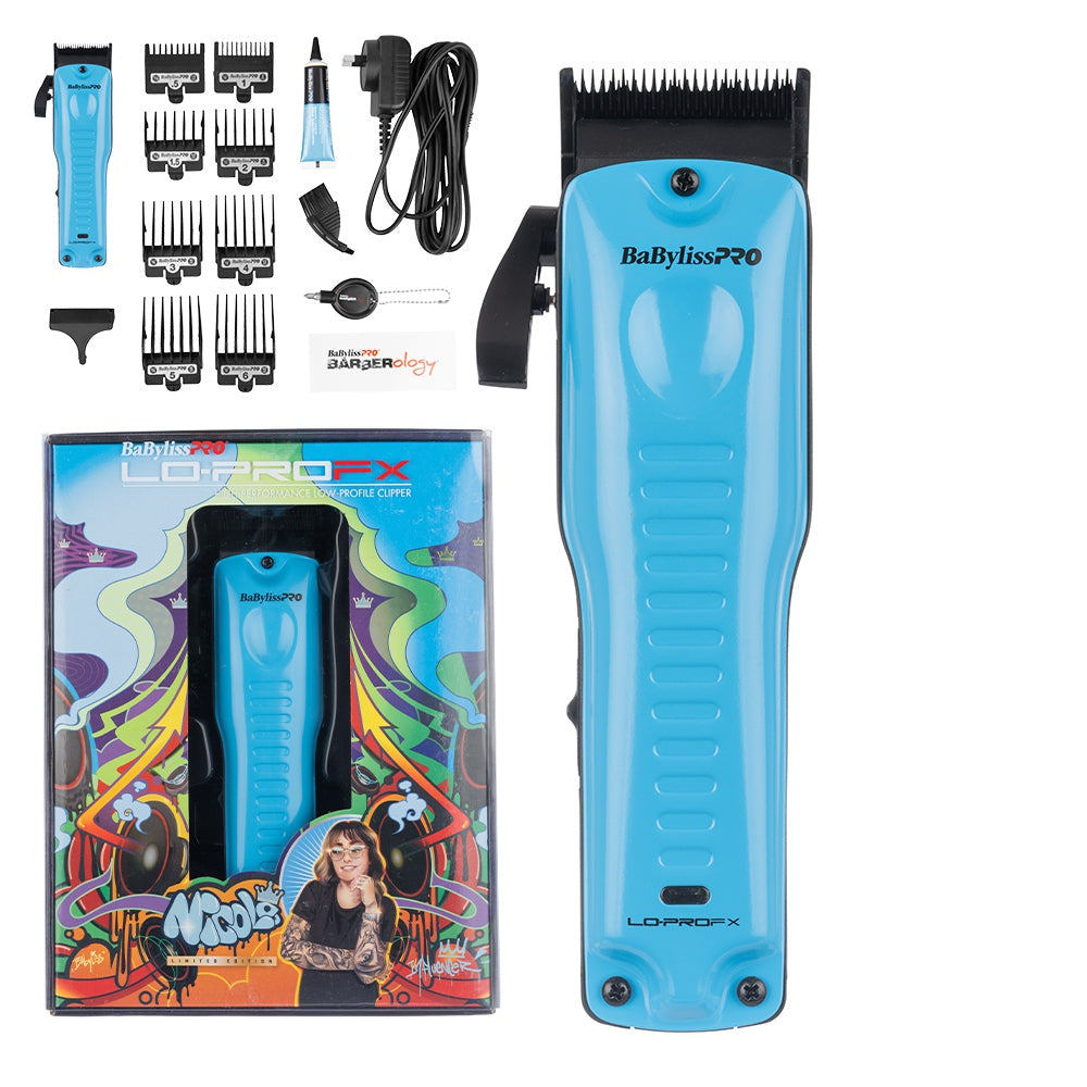 BaByliss PRO BaBylissPRO Lo-ProFX Clipper - Blue Cord/Cordless Clippers
