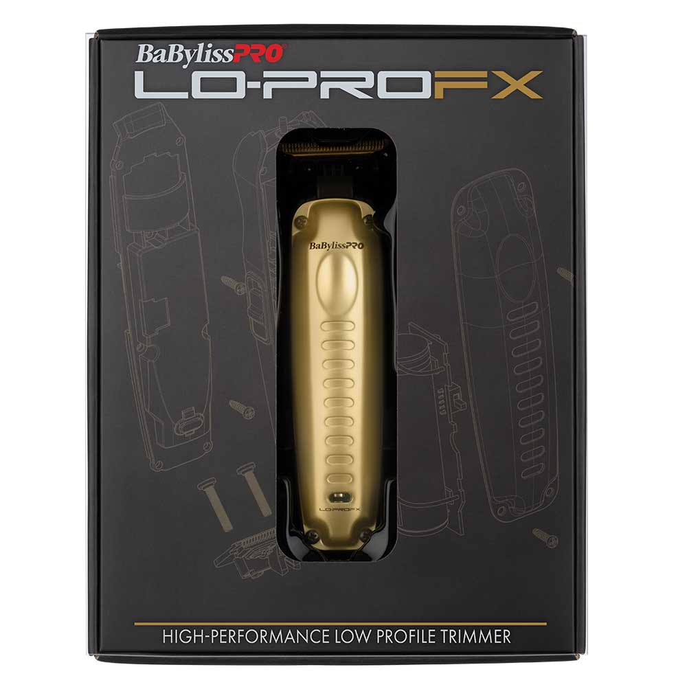 BaByliss PRO BaBylissPRO Lo-ProFX Trimmer - Gold Cord/Cordless Clippers