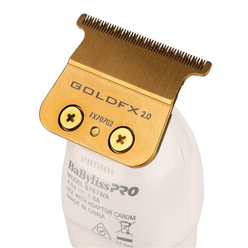 BaByliss PRO BaBylissPRO White FX Skeleton Outliner Lithium Trimmer Clippers