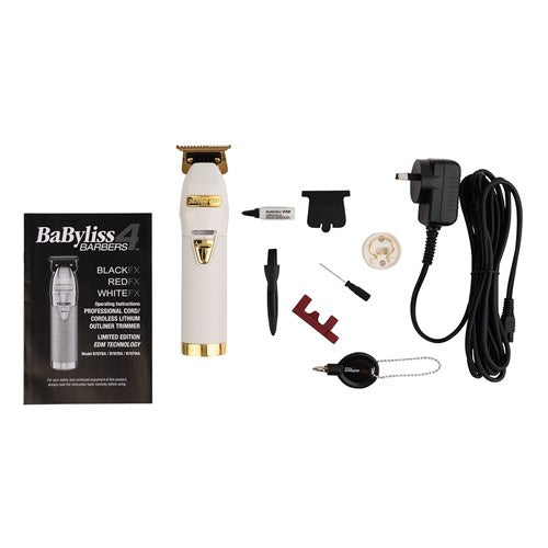 BaByliss PRO BaBylissPRO White FX Skeleton Outliner Lithium Trimmer Clippers