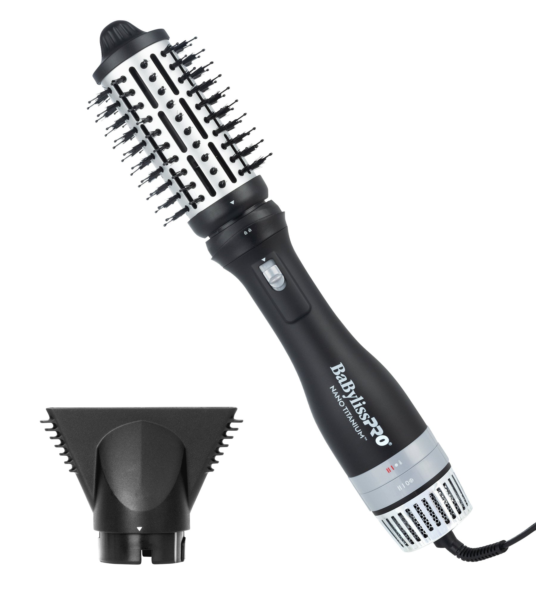 BaByliss PRO BaBylissPRO Nano Titanium Interchangable 2 in 1 Hot Air Brush + Dryer Hair Dryers