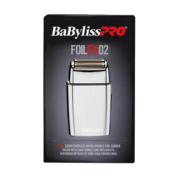 BaBylissPRO BaBylissPRO Silver Double Foil Shaver Beard Care