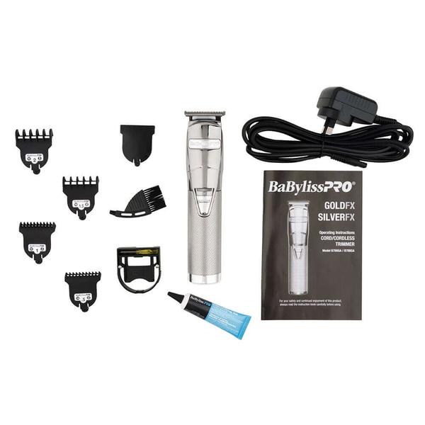 BaBylissPRO BaBylissPRO Silver FX Trimmer Cord/Cordless Beard Care