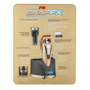 BaBylissPRO BaBylissPRO SnapFX Gold Clipper Cordless Beard Care