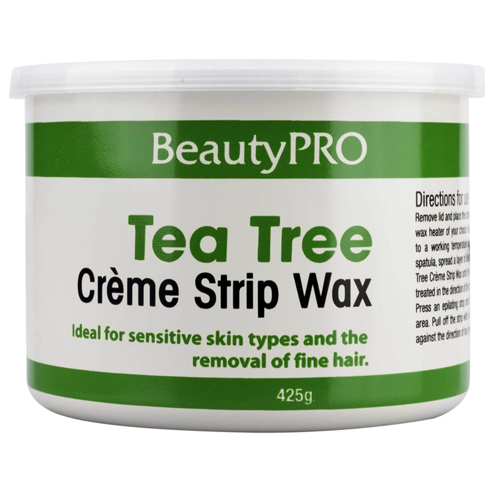 BeautyPro BeautyPro Tea Tree Strip Wax Tin 425g Body Care