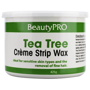 BeautyPro BeautyPro Tea Tree Strip Wax Tin 425g Body Care