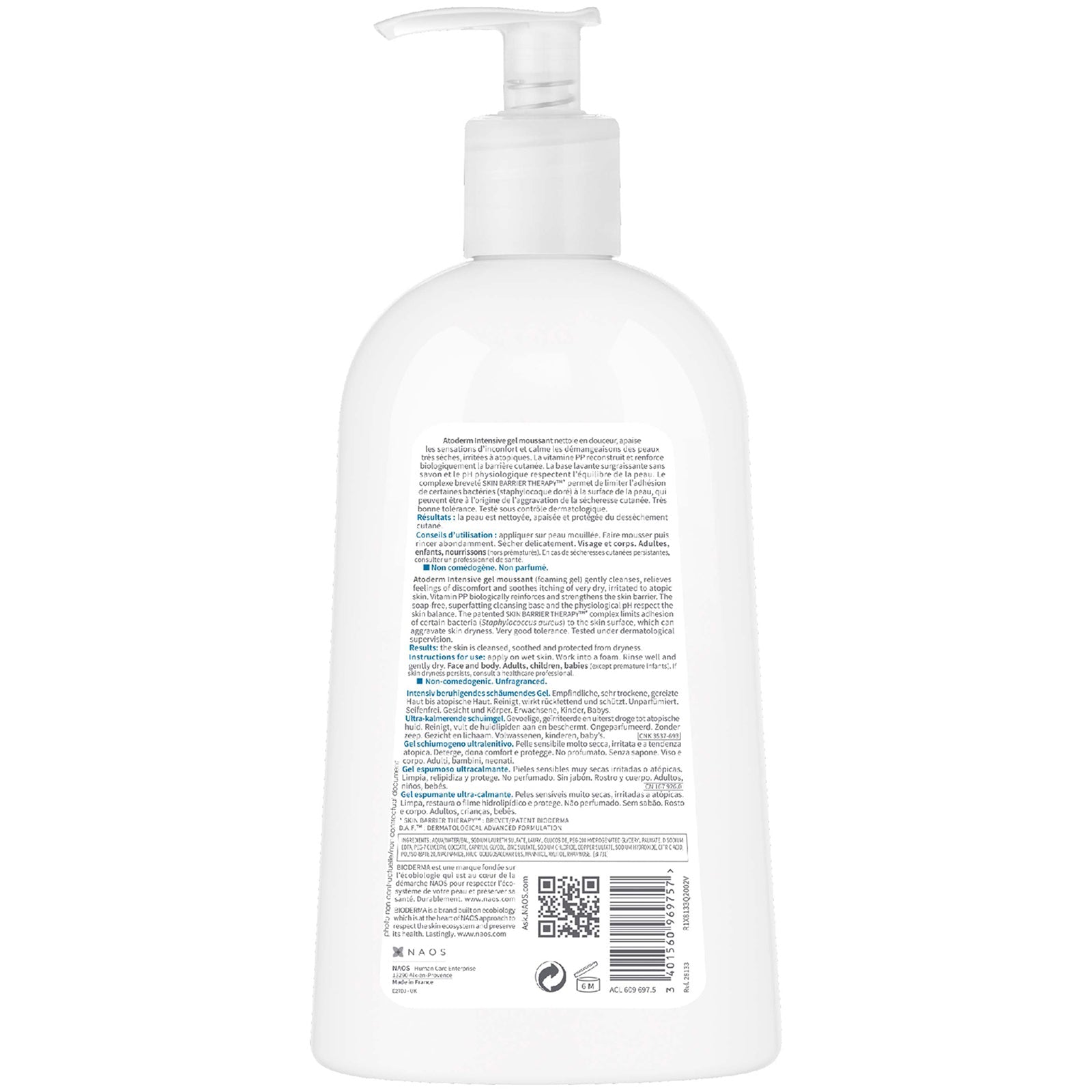 Bioderma Bioderma Atoderm Ultra-Soothing Body Wash Very Dry Skin 500ml Body Care