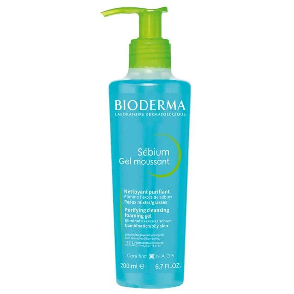 Bioderma Bioderma Sebium Gel Moussant Purifying Foaming Gel Cleanser 200ml Cleansers