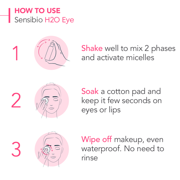 Bioderma Bioderma Sensibio H2O Eye Bi-Phase Micellar Makeup Remover 125ml Makeup Removers