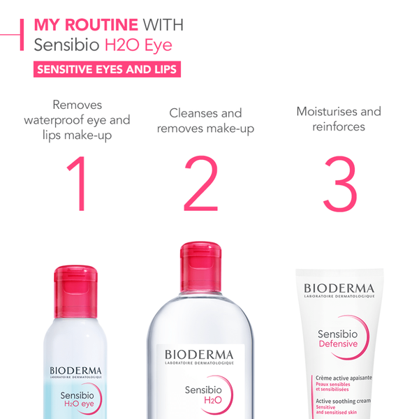 Bioderma Bioderma Sensibio H2O Eye Bi-Phase Micellar Makeup Remover 125ml Makeup Removers