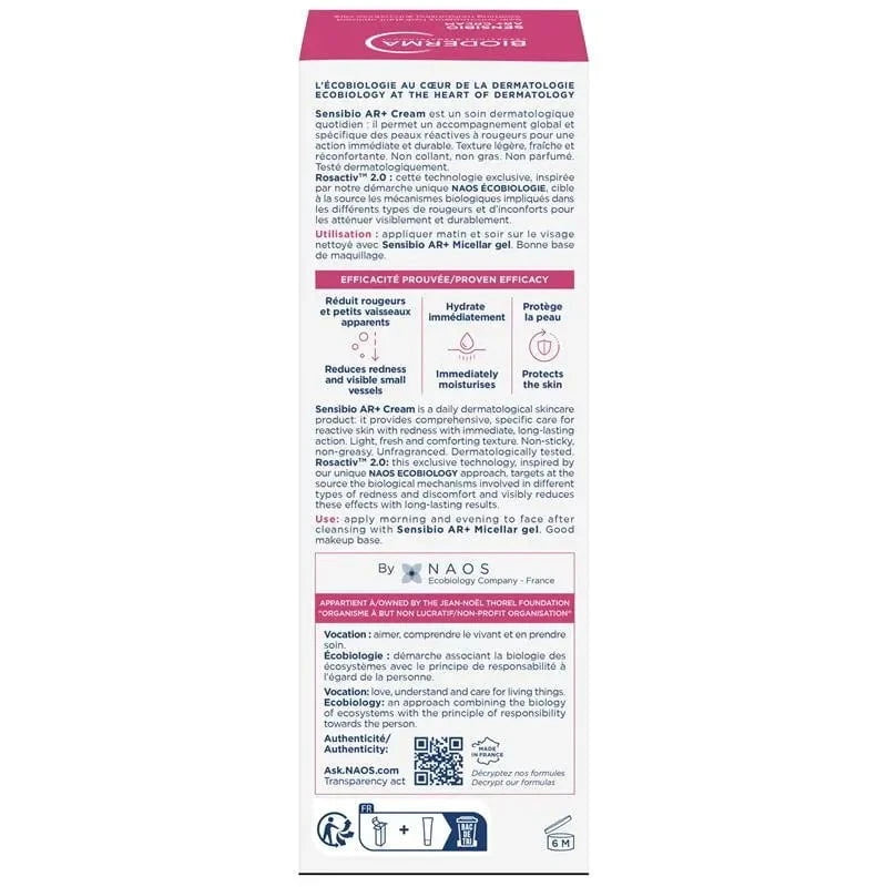 Bioderma Bioderma Sensibio AR Anti-Redness Soothing Moisturiser 40ml Moisturisers