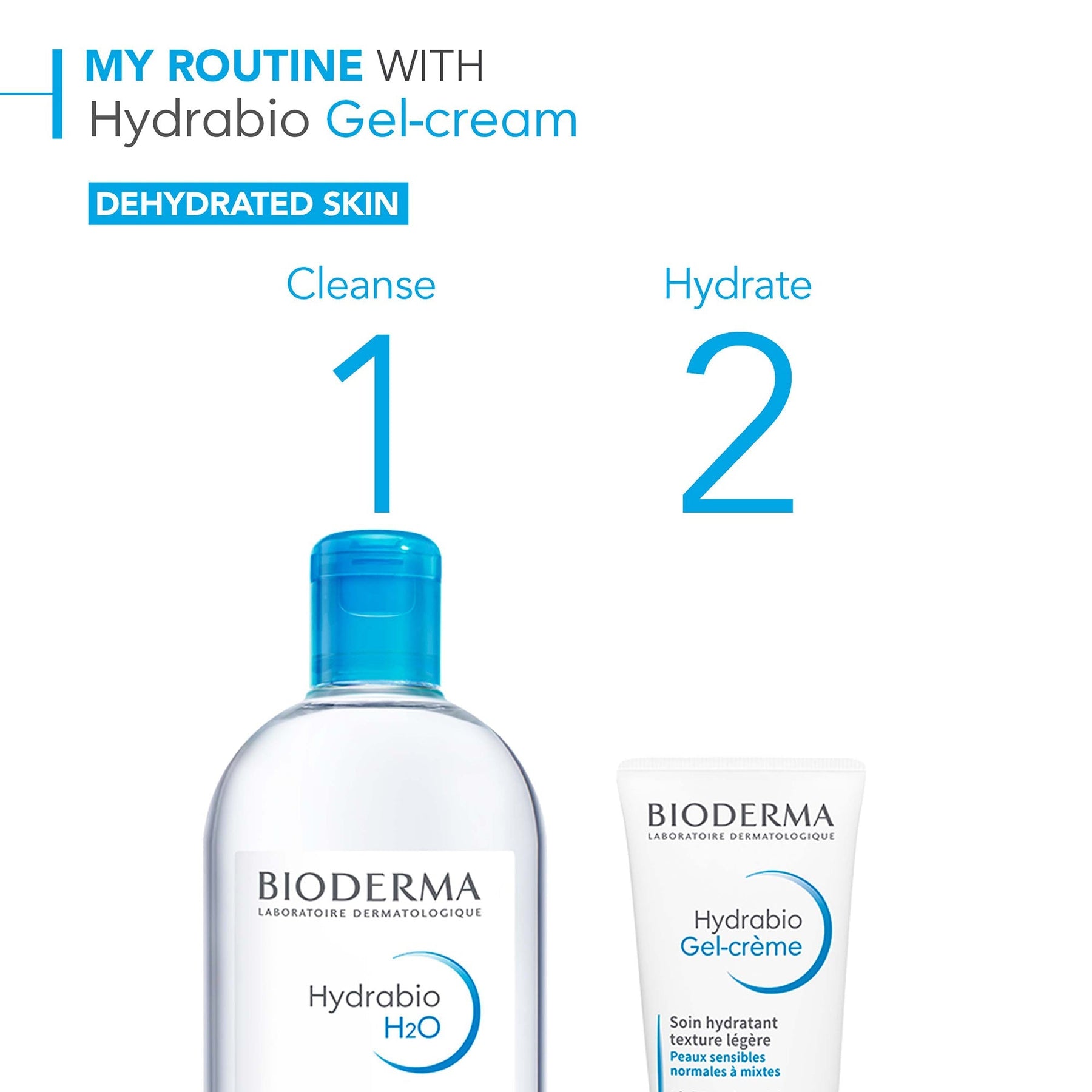Bioderma Bioderma Hydrabio Light Moisturising Cream Dehydrated Skin 40ml Skin Care