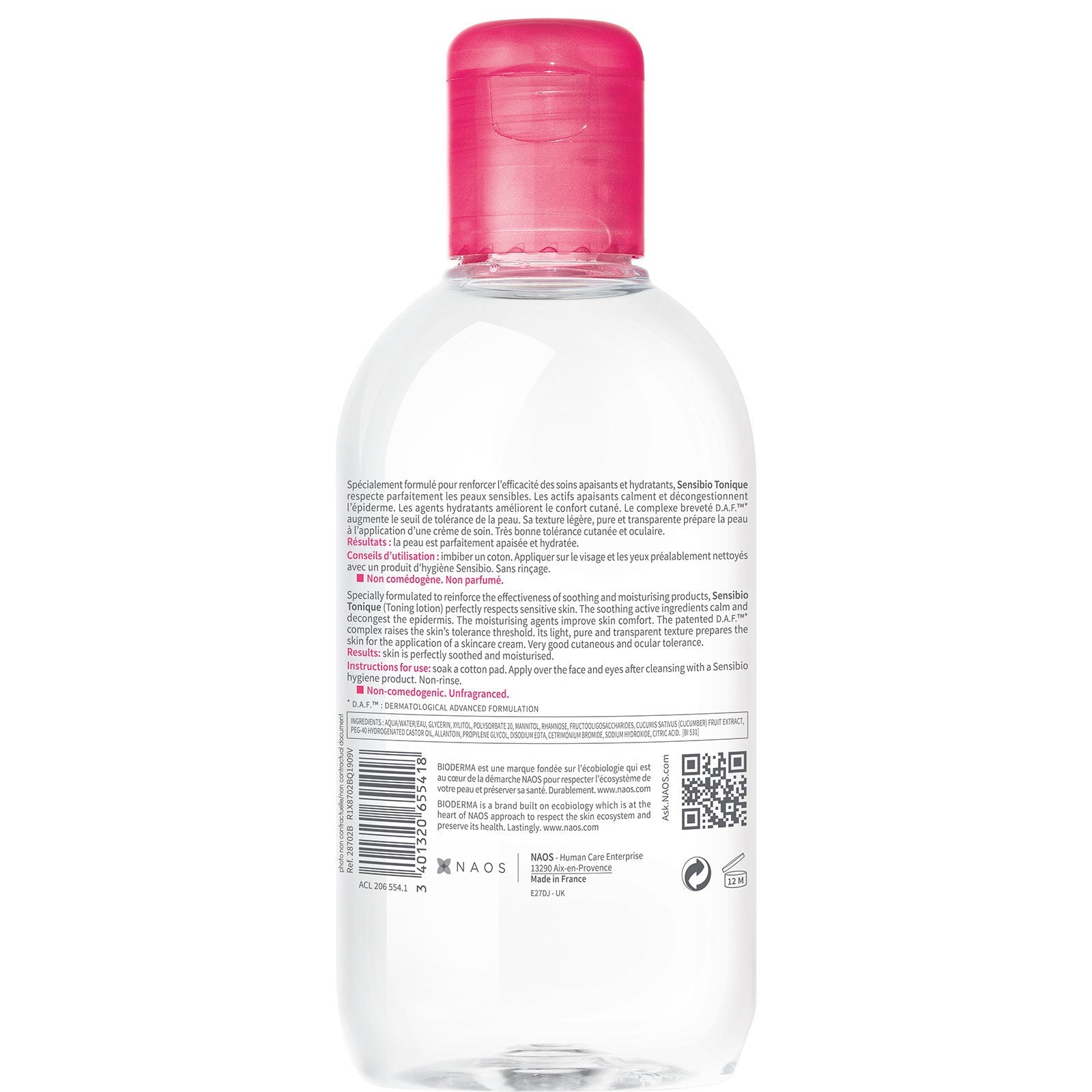 Bioderma Bioderma Sensibio Tonique Soothing Moisturising Toning Lotion 250ml Skin Care