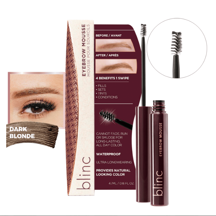 Blinc Dark Blonde Blinc Eyebrow Mousse 4.7ml Eyebrows