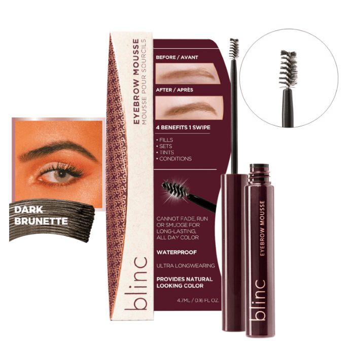 Blinc Dark Brunette Blinc Eyebrow Mousse 4.7ml Eyebrows
