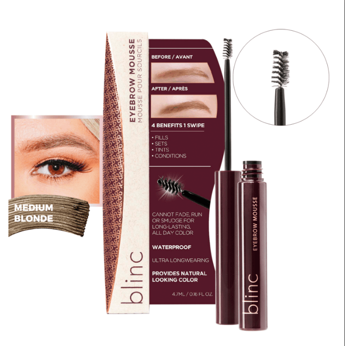 Blinc Medium Blonde Blinc Eyebrow Mousse 4.7ml Eyebrows