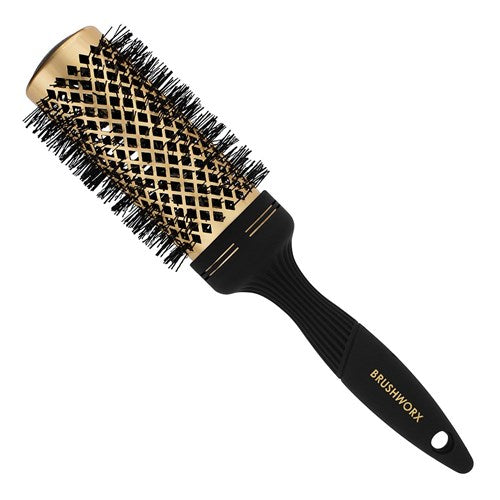 Brushworx Brushworx Gold Ceramic Hot Tube Brush - 60mm Large Hair Brushes