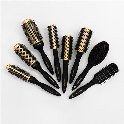 Brushworx Brushworx Gold Ceramic Radial Brush Porcupine - 50mm Medium Hair Brushes