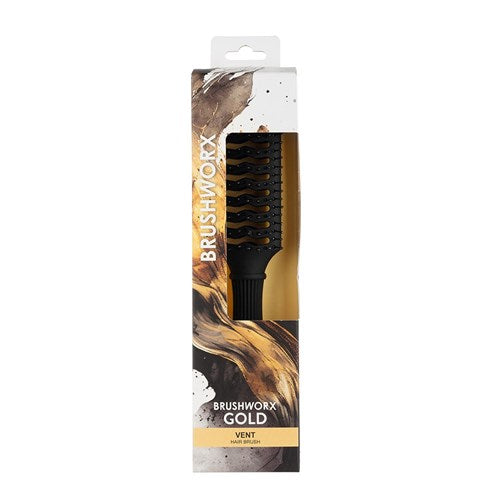 Brushworx Brushworx Gold Tunnel Vent Brush Hair Brushes