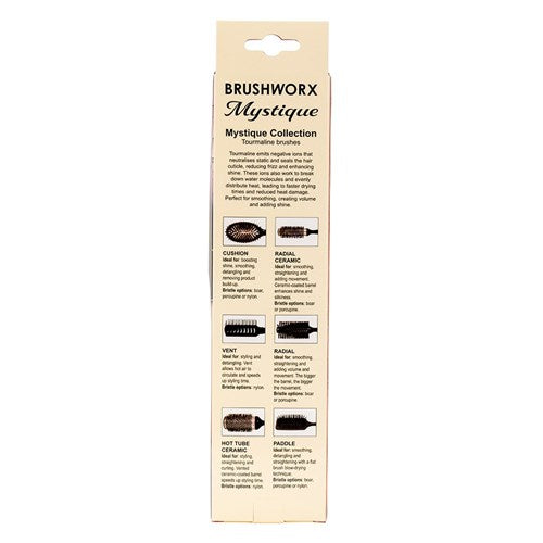 Brushworx Brushworx Mystique Tourmaline Boar Radial - Large 60mm Hair Brushes