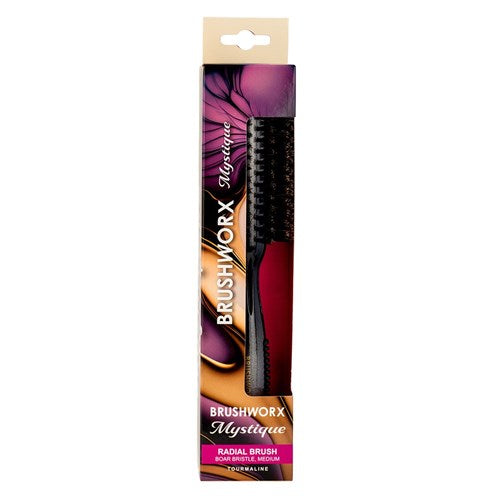 Brushworx Brushworx Mystique Tourmaline Boar Radial - Medium 55mm Hair Brushes