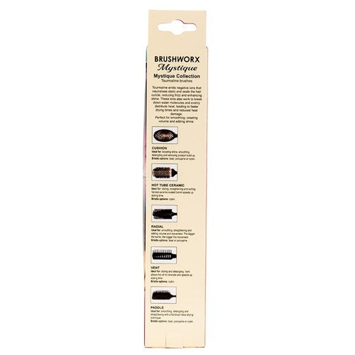 Brushworx Brushworx Mystique Tourmaline Boar Radial - Small 45mm Hair Brushes