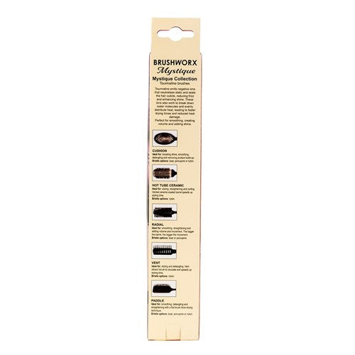 Brushworx Brushworx Mystique Tourmaline Boar Radial - XSmall 35mm Hair Brushes