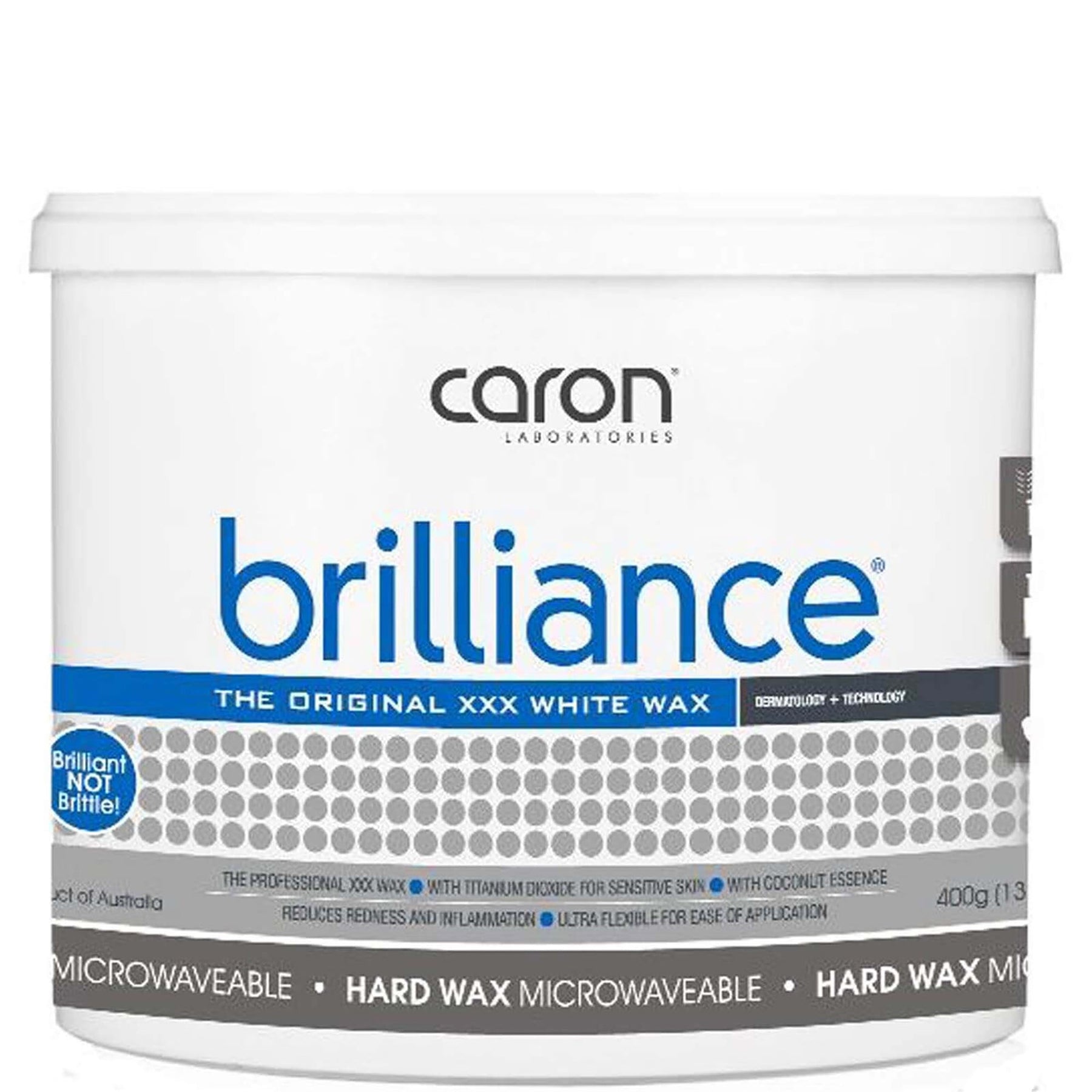 Caronlab Caronlab Brilliance Microwaveable Hard Wax 400g Body Care