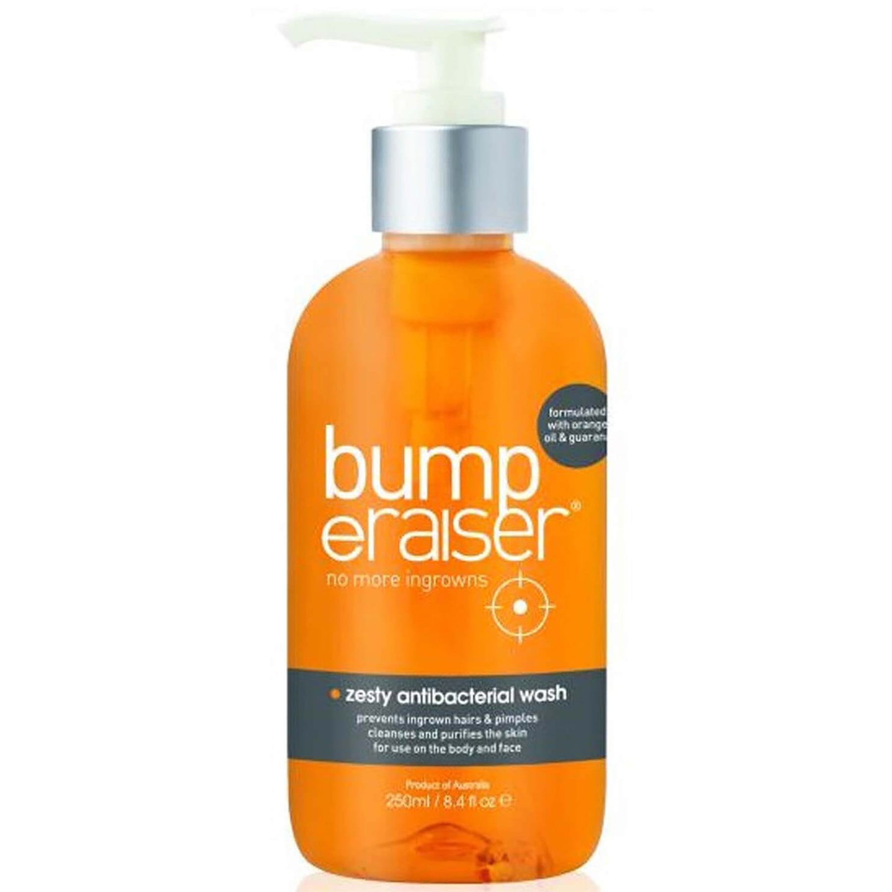 Caronlab Caronlab Bump Eraser Zesty Antibacterial Wash 250ml Body Care