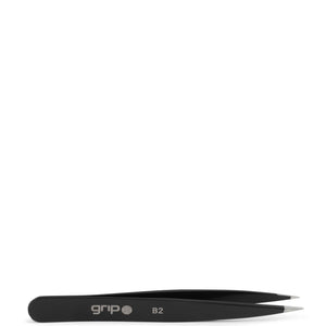 Caronlab Caronlab Pointed Tip Tweezer - Matte Black Body Care