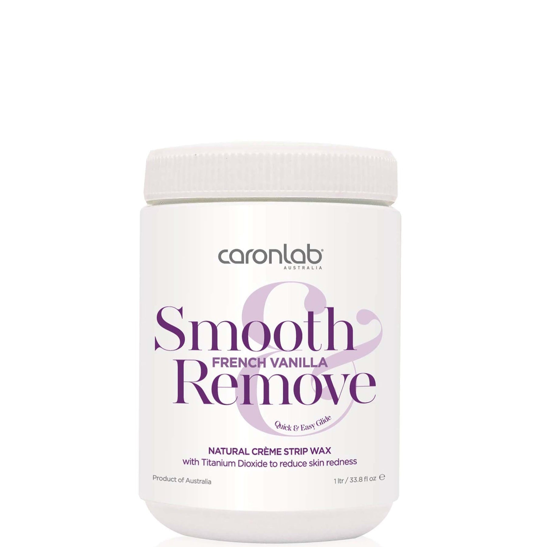 Caronlab Caronlab Smooth and Remove French Vanilla Natural Crème Strip Wax 800g Body Care