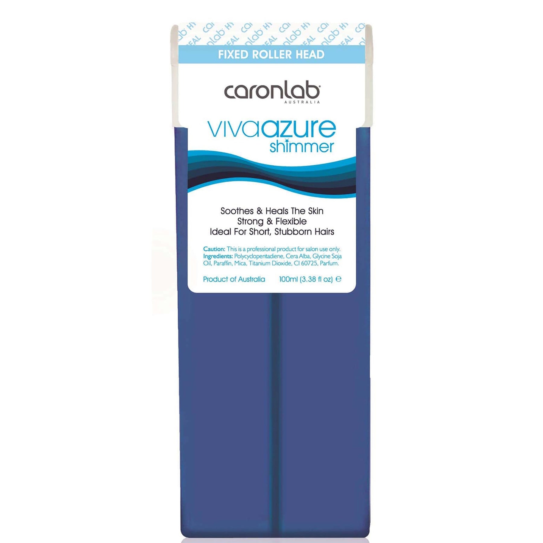 Caronlab Caronlab Viva Azure Shimmer Wax Cartridge 100ml Body Care