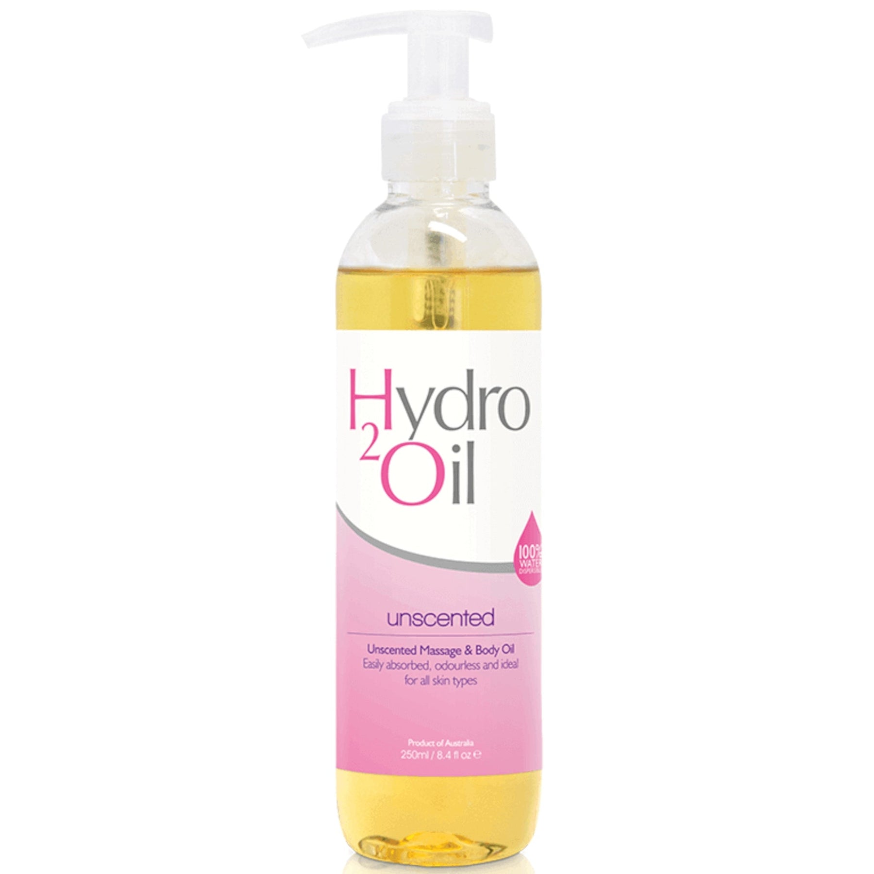 Caronlab Caronlab Hydro2Oil Unscented Massage and Body Oil 250ml Body Care [Health and Beauty]
