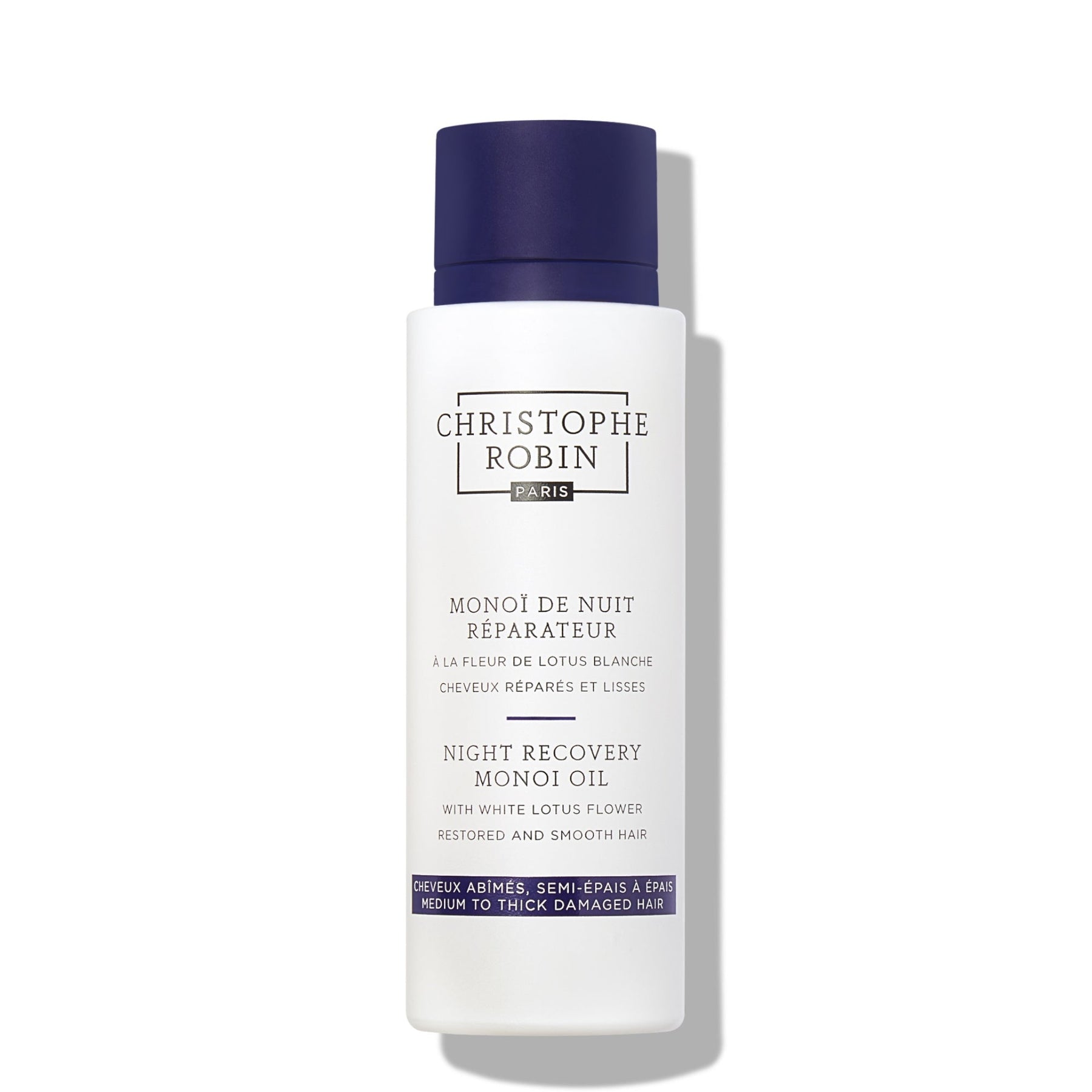 Christophe Robin Christophe Robin Night Recovery Monoï Oil With White Lotus Flower 150ml