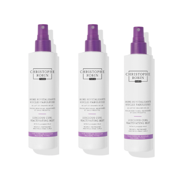 Christophe Robin Luscious Curl Reactivating Mist 150ml x3