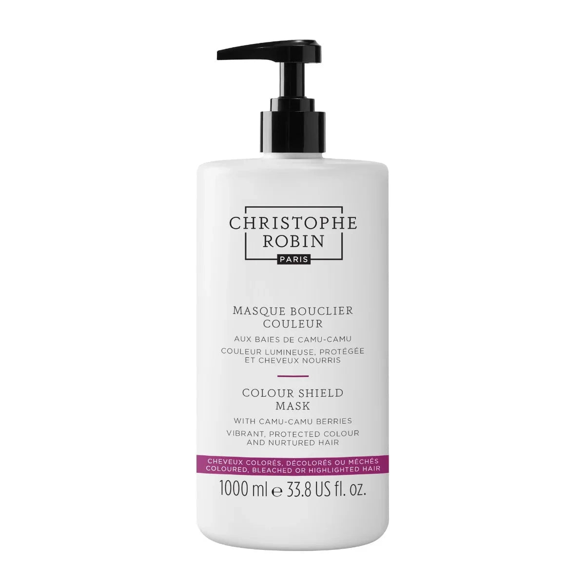 Christophe Robin Christophe Robin Colour Shield Mask 1000ml With Pump Hair Mask