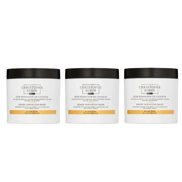 Christophe Robin Shade Variation Care - Golden Blond 250ml x3
