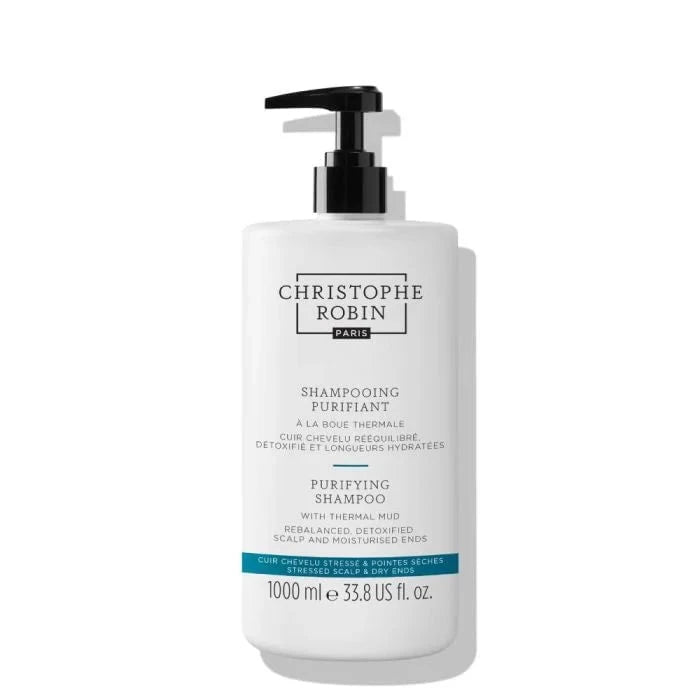 Christophe Robin Christophe Robin Purifying Shampoo 1000ml With Pump Shampoo